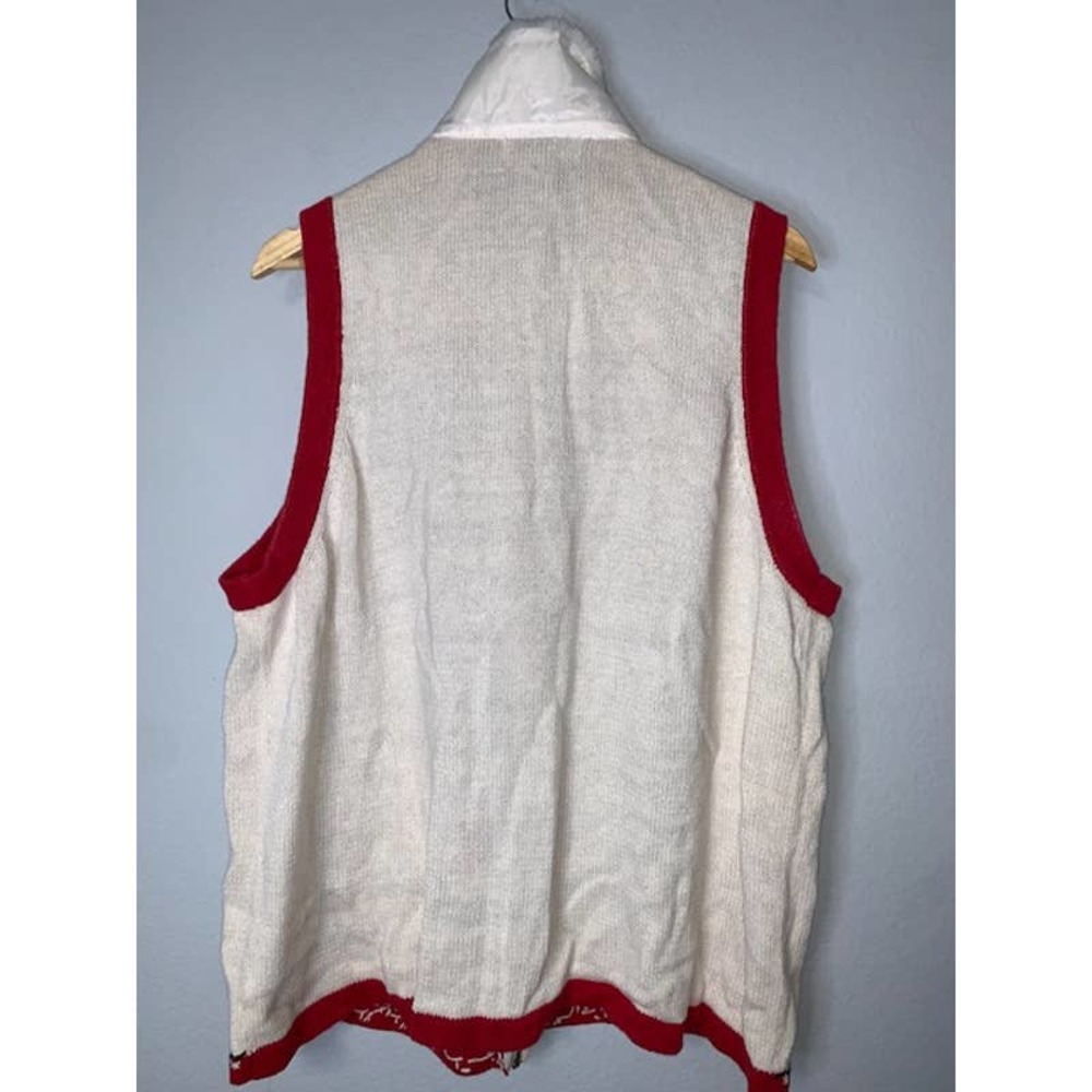 EXTRA POINT by Reference Point Vintage Ugly Christmas Knit Sweater Vest - 2X - Picture 13 of 13